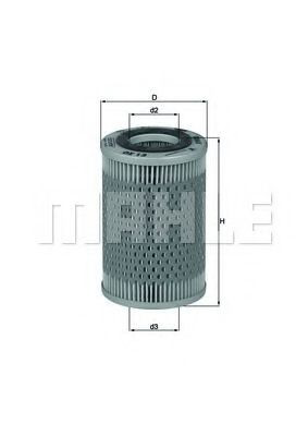 Масляний фільтр двигуна Mahle Original OX13D ціна, від 0.33 USD